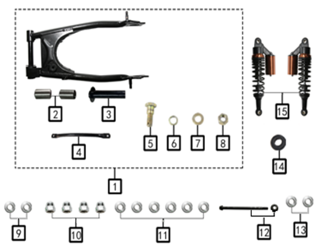 Swingarm & Rear Shock